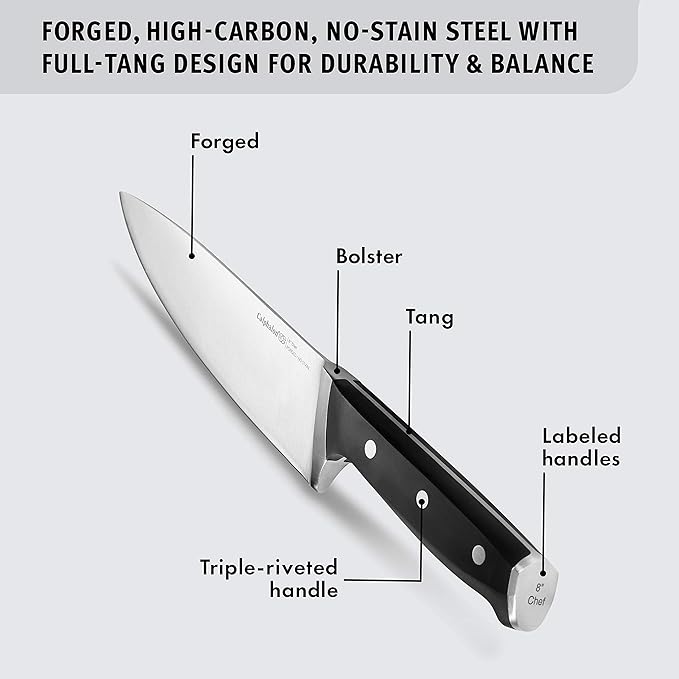 Calphalon Classic Self-Sharpening Cutlery Knife Block Set with SharpIN Technology, 15 piece