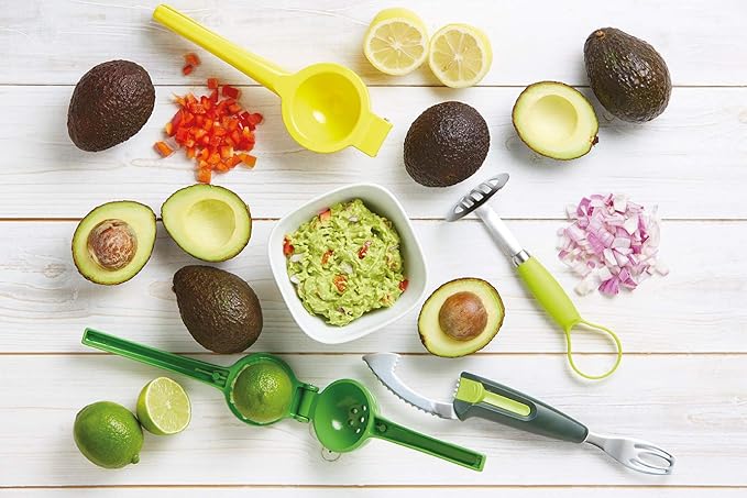KitchenCraft Healthy Eating Handheld Lime Squeezer, Manual Citrus Juicer for Cooking Baking & Cocktail Making, 20 x 6.3cm, Green