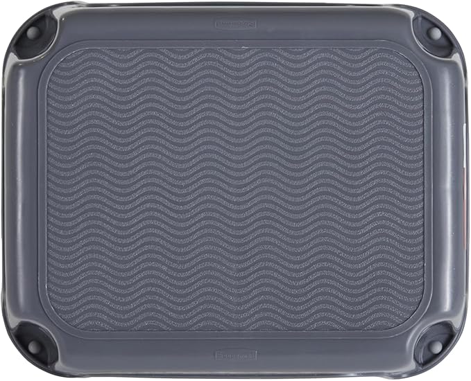 Rubbermaid One-Step Stool Bisque Holds up to 200 Pounds 7" Height Gray Durable Step Stool for Kids/Bathroom/Home/Office/Garage