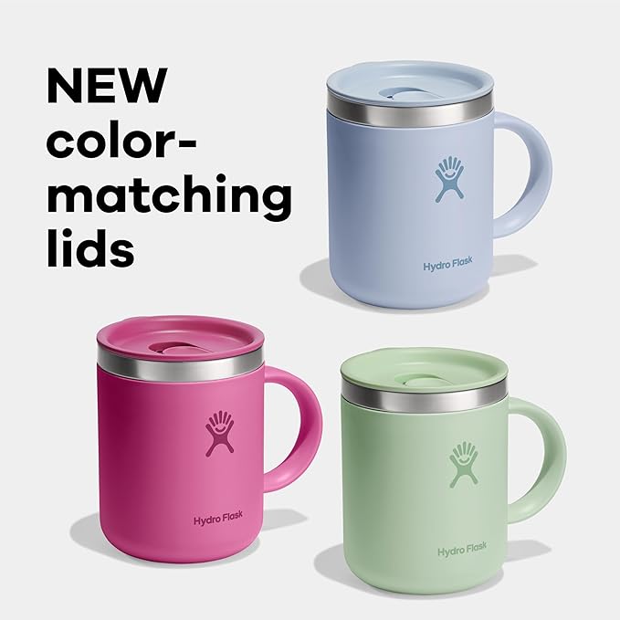 Hydro Flask Coffee Mug – Insulated Stainless Steel, Non Spill, Leak Proof Travel Mug 24 Oz Sandpiper