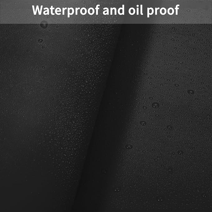 Mats for Dresser Top - 20x96 Inch Waterproof Easy to Clean Can Conceal Flaws Protector The Table Top from Scratches Used for Coffee Table Dresser(Black+Black 20x96)