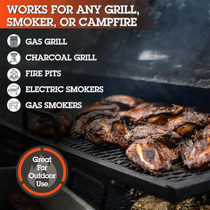 Camerons All Natural Hickory Wood Chunks for Smoking Meat - 420 Cu. In. Box, Approx 5 Pounds- Kiln Dried Large Cut BBQ Wood Chips for Smoker -Barbecue Chunks Smoker Accessories- Grilling Gifts for Men