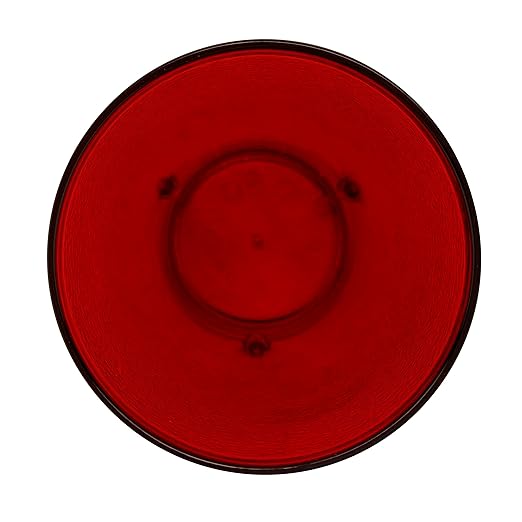 G.E.T. 6632-1-R-EC Heavy-Duty Plastic Restaurant Tumblers, 32 Ounce, Red (Set of 4)