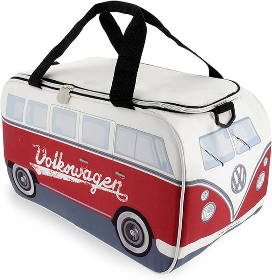 BRISA VW Collection - Volkswagen Insulated Cool-Warm Thermo Picnic Lunch Bag Box for Food in T1 Bus Design (25 Liters/6.6 Gallons)