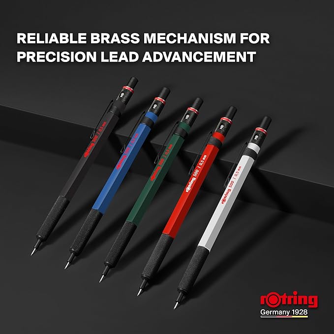 Rotring 500 0.5mm Mechanical Pencil, Black (502505N) (1904725)