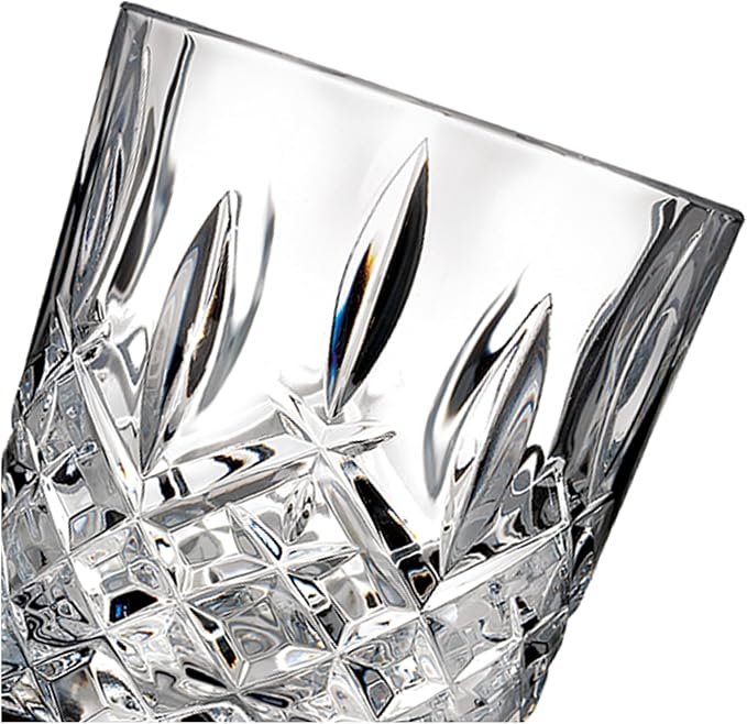 Marquis by Waterford 165118 Markham Double Old Fashioned Glasses, Set of 4, Clear Crystalline, 3.75 inches (H) x 3.3 inches (W) 11oz