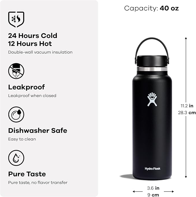Hydro Flask 40 Oz Wide Flex Cap Tonal Trillium