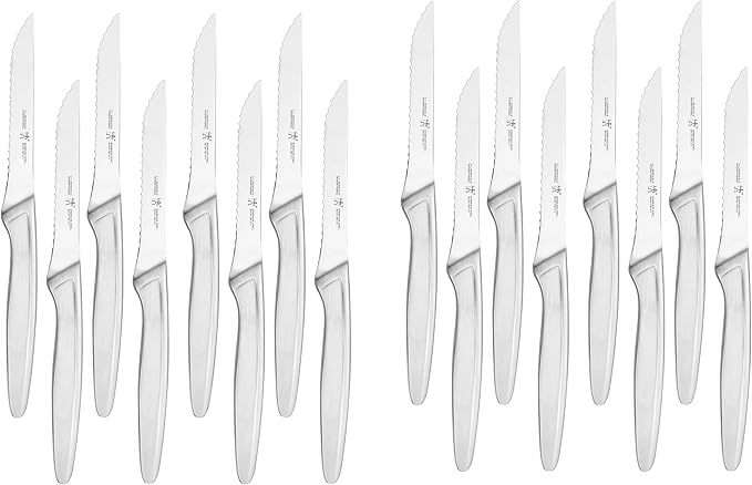 HENCKELS 16-pc Stainless Steel Serrated Steak Knife Set