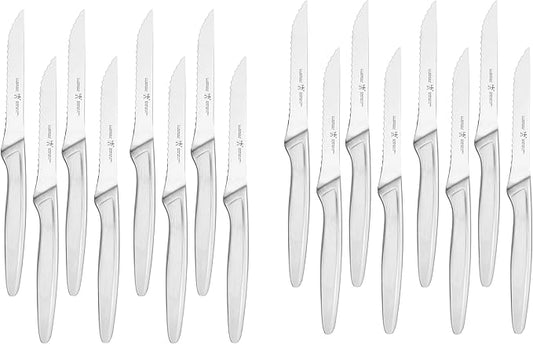 HENCKELS 16-pc Stainless Steel Serrated Steak Knife Set
