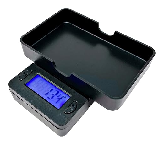 CR Scale Digital Pocket Scale - 1pc Premium Digital Food Scale 600g by 0.1g Digital Grams Scale Weight Scale Kitchen Scale Black Gram Scale Portable Scale (JDS-P600) (Battery Included)