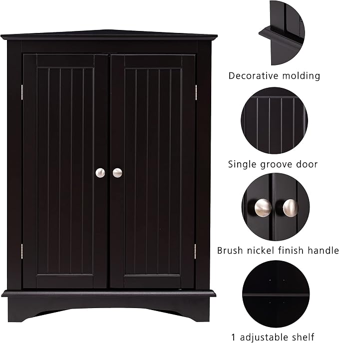 Spirich Floor Corner Cabinet - Image 6