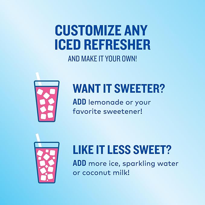 The Original Donut Shop Iced Refreshers, Strawberry Açaí Flavor, Keurig Single Serve K-Cup Pods, 60 Count (6 Packs of 10)