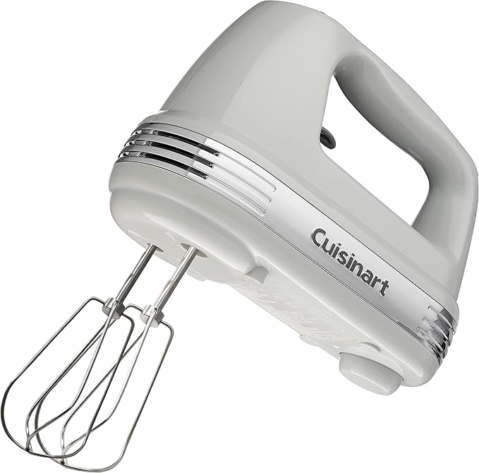 Cuisinart HM-90SCGR Power Advantage Plus 9-Speed Handheld Mixer with Storage Case, Cool Grey