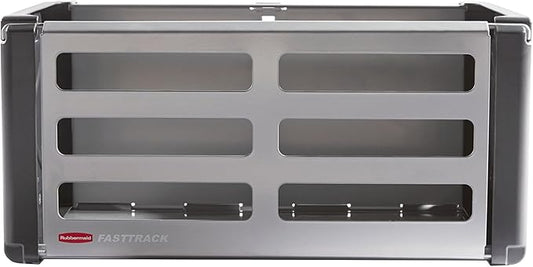 Rubbermaid FastTrack Rail Access Bin Garage Organization Bin for Sports Equipment/Gardening Supplies/Shed/Home/Garage/Item Storage