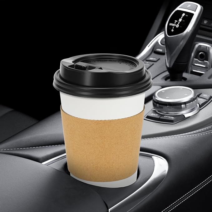 Lamosi 50 Pack 12 oz Disposable Coffee Cups - Image 5