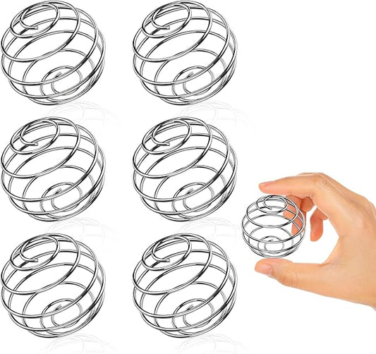 6 PCS Shaker Ball,Large Size 304 Stainless Wire Whisk ball for Mixing Powders,Protein Shakes,Drinks,Shaker Cup Mixer (2 inch)
