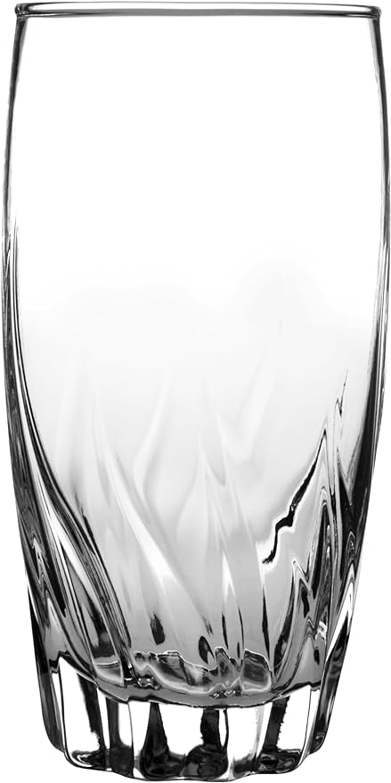 Anchor Hocking 16 Ounce Central Park Drinking Glasses (4-piece, clear, dishwasher safe)