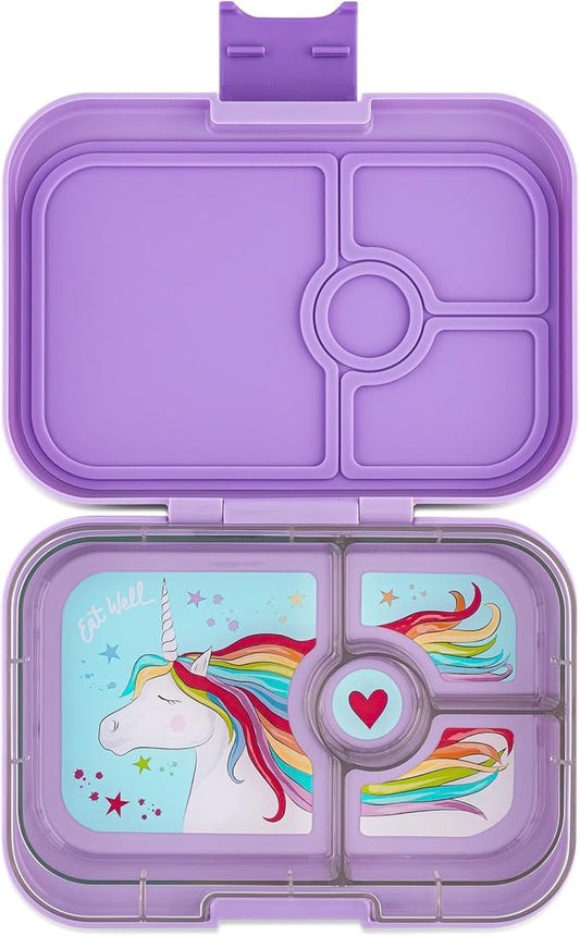 Yumbox Panino Leakproof Bento Lunch Box Container for Kids & Adults (Lavande Purple Unicorn)
