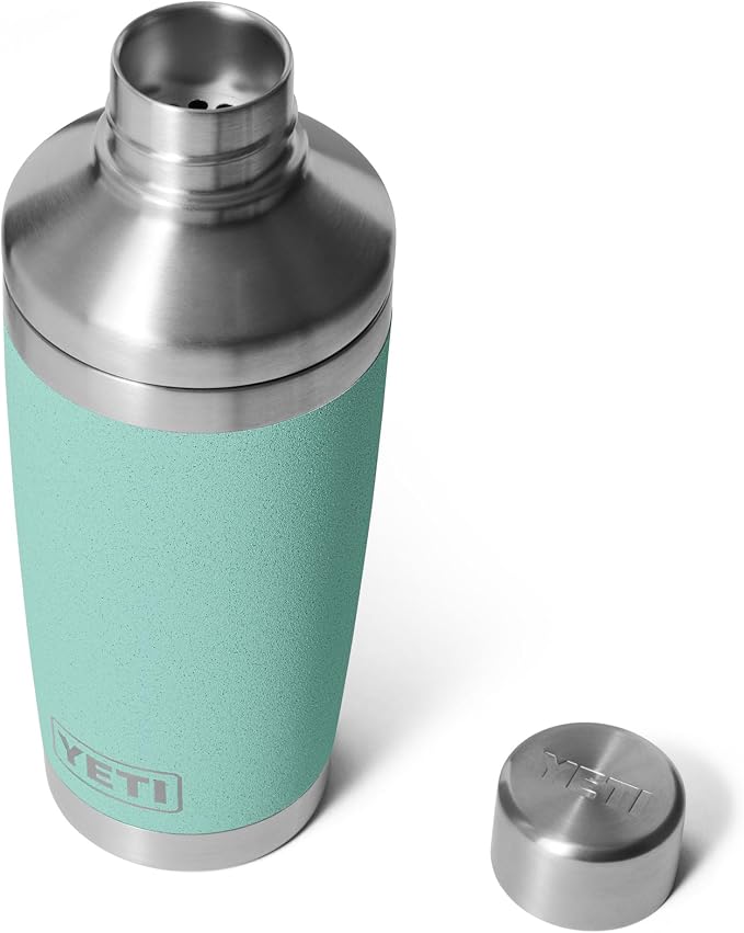 YETI Rambler 20 oz Cocktail Shaker, Stainless Steel, Vacuum Insulated, Sea Stone - Image 5