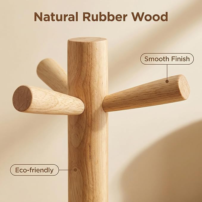 Elandy Wooden Mug Holder Tree - Image 4