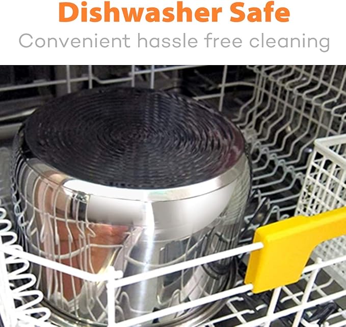 Sicheer Stainless Steel Inner Pot Replacement Insert Liner Accessory Compatible with Ninja Foodi 6.5 Quart