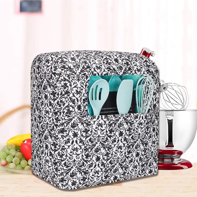 Kitchen Aid Mixer Cover,Kitchen Mixer Cover Compatible with 6-8 Quarts Kitchenaid/Hamilton Stand Mixer,Cover For Kitchen Aid Mixer,Kitchen Stand Mixer Covers.Kitchen Aid Mixer Assecories.Paisley