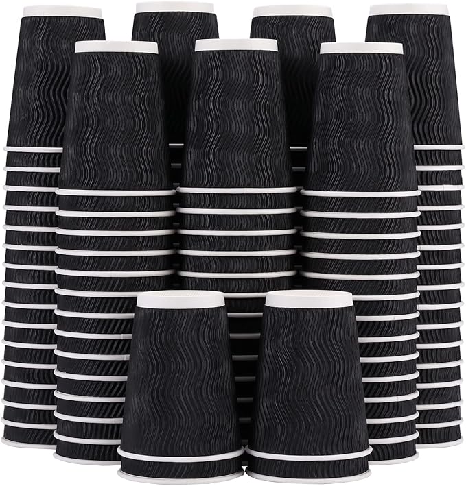 Lamosi 12 oz Disposable Coffee Cups by BuyNow