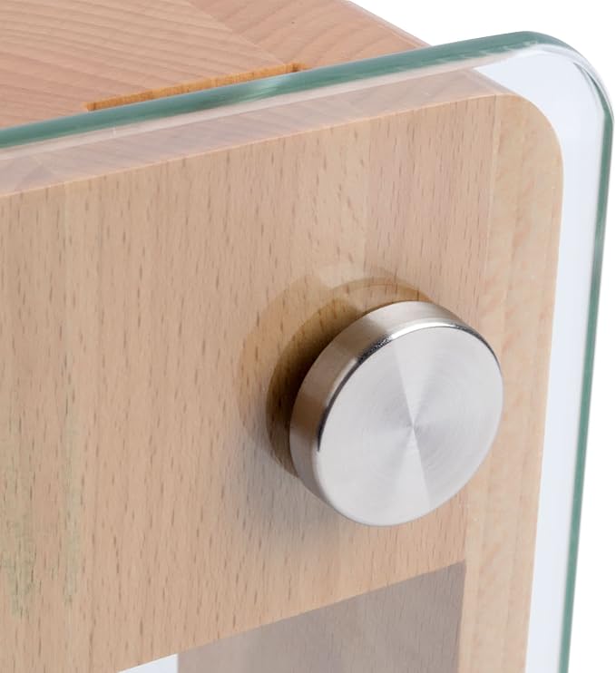 Mercer Culinary - M23505 Renaissance Forged Knife Block Set, 6-Piece, Wood Block with Tempered Glass