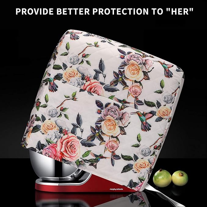KitchenAid Mixer Cover with Pockets, Fits 5-8 Quart KitchenAid Mixers