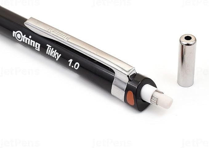 rOtring Tikky Mechanical Pencil, 1.0 mm, Black