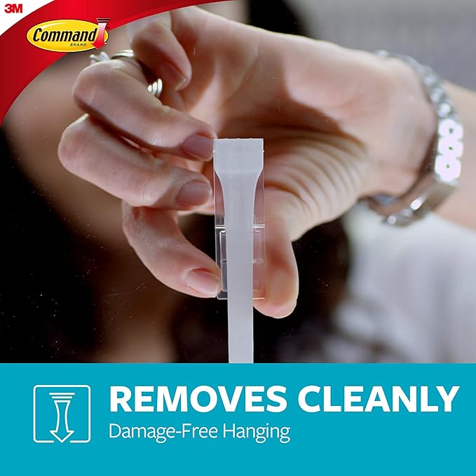 Command Razor Holder, Holds up to 3 lb, Clear Frosted, 4" x 2.5" x 1.5" 1 Holder with 1 Medium Water-Resistant Command Strip, Damage Free Bathroom Organization for Razors or Toothbruses