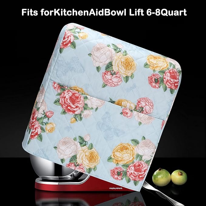 Kitchen Aid Mixer Cover For Woman Pioneer Compatible with 6-8 Quarts Hamilton Stand Mixer/Tilt Head & Bowl Lift Model,Floral Print Accessories