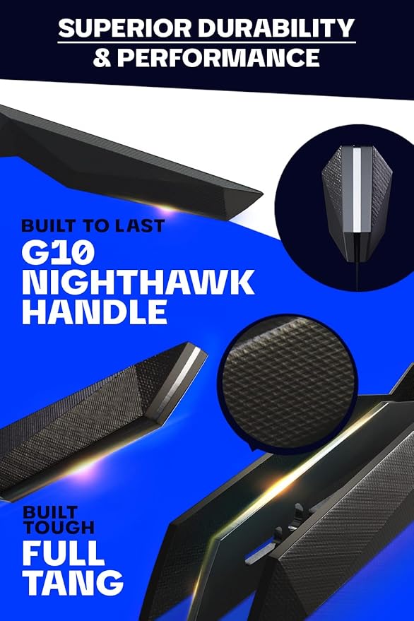 Dalstrong Knife Block Set - 5pc - Shadow Black Series - Black Titanium Nitride Coated - High Carbon - 7CR17MOV-X Vacuum Treated Steel - Sheath - Kitchen Knife Set with Block - NSF Certified