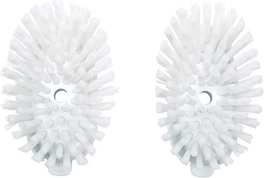 OXO Good Grips Soap Dispensing Dish Brush Refills, 2 Pack, White, Nylon Bristles