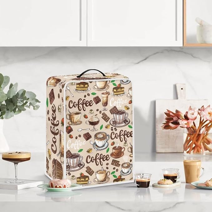 Coffee Bees Pattern Coffee Maker Covers - Image 4