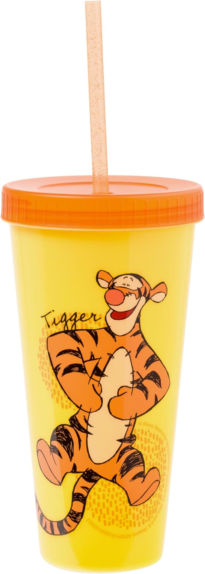 Silver Buffalo Disney Winnie the Pooh 4 Count Color Changing Plastic Tumblers Featuring Eeyore, Winnie the Pooh, Tigger, and Piglet, 24 Ounces (Pack of 12)