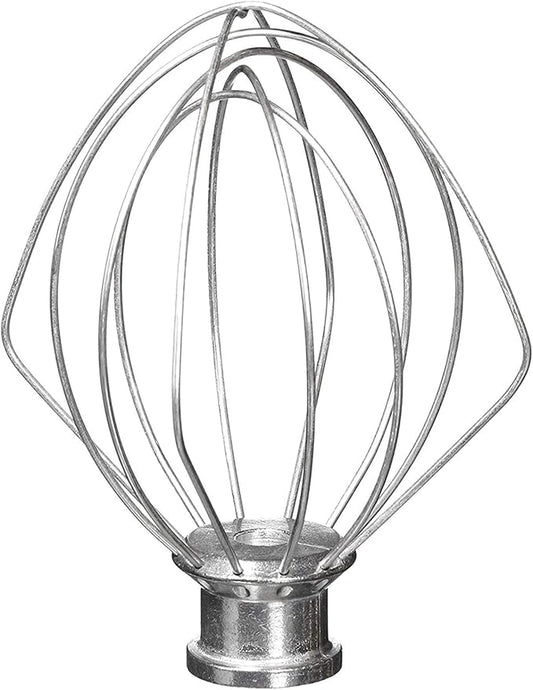 6-Wire Whip Attachment Fits KitchenAid Tilt-Head Stand Mixer Replace K45WW, Stainless Steel, Egg Heavy Cream Beater, Cakes Mayonnaise Whisk