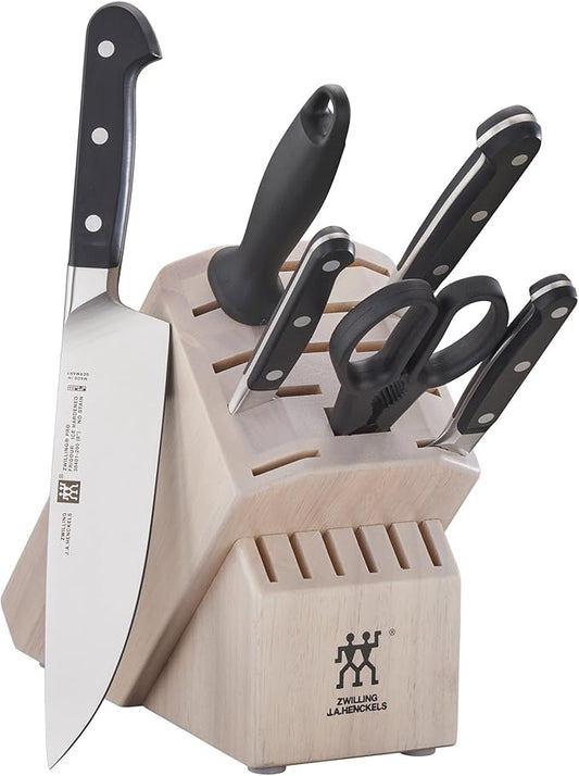 ZWILLING Pro 7-pc Knife Block Set - White