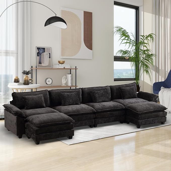 Modular Sectional Sofa, Cloud Couch by OQQOEE