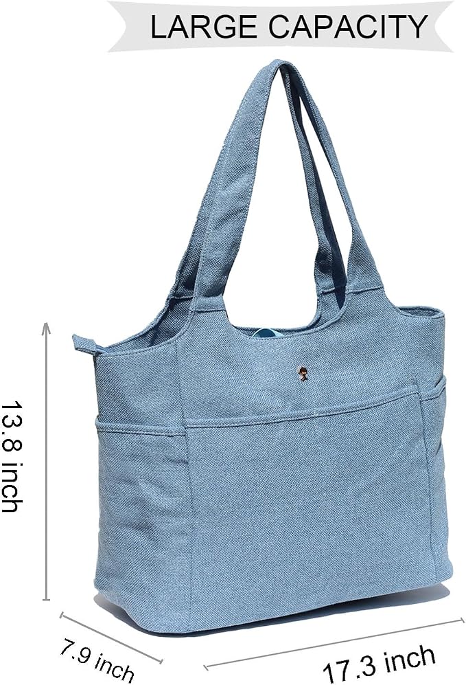 ESVAN Yoga Tote Bag Mat bag Women Shoulder Bags Carryall Tote - Image 2