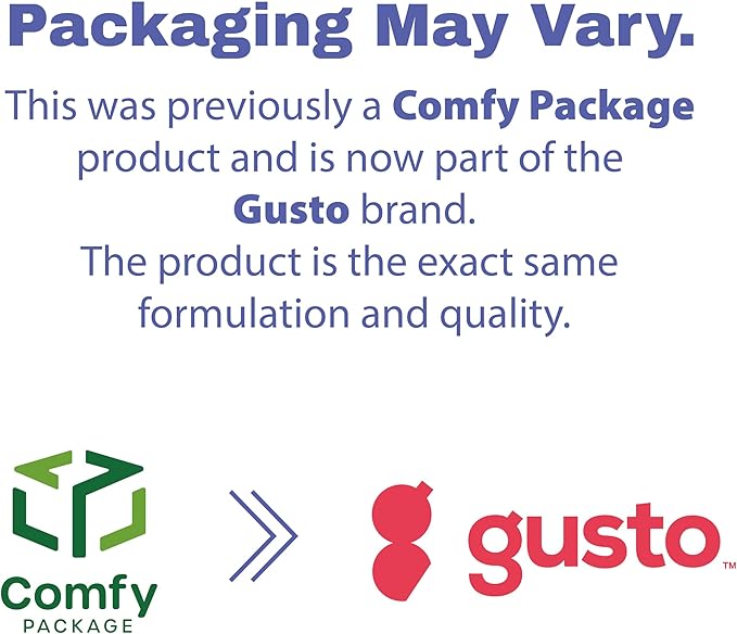 GUSTO [12 oz. - 50 Count Clear Plastic Cups With Dome Lids - Perfect for Smoothies, Milkshakes, and To-Go Beverages (Formerly Comfy Package)
