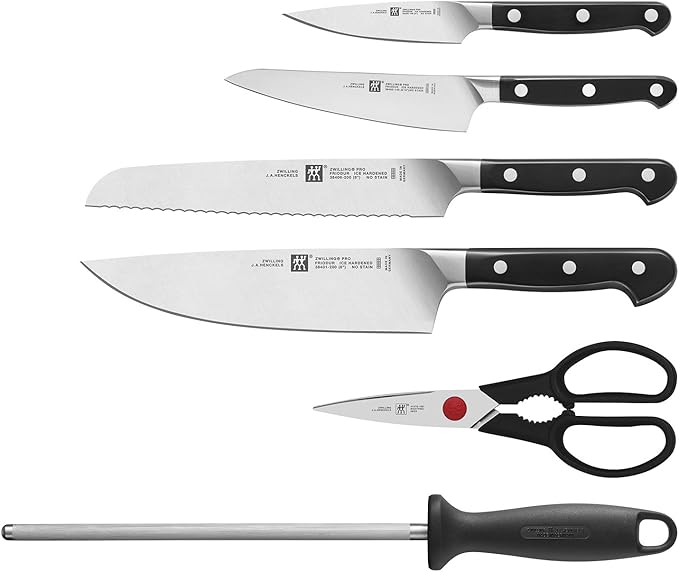 ZWILLING Pro 7-pc Knife Block Set - Acacia