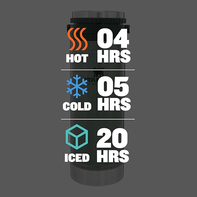 Stanley Travel Mug with Integrated French Press 16 oz | 5 Minute Brew, 4 Hours Hot,Leakproof Lid | Mesh Filter for Coffee Grounds | Insulated Stainless Steel Coffee Maker | BPA-Free | Hammertone Green
