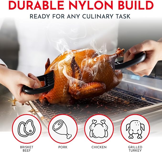 Meat Shredder Claws - BBQ Accessories Gifts for Men Dad Birthday, Bear Claw for Shredding Meat - Claws for Pulled Pork, Chicken Shredder Tool - Perfect for BBQ Grilling Accessories