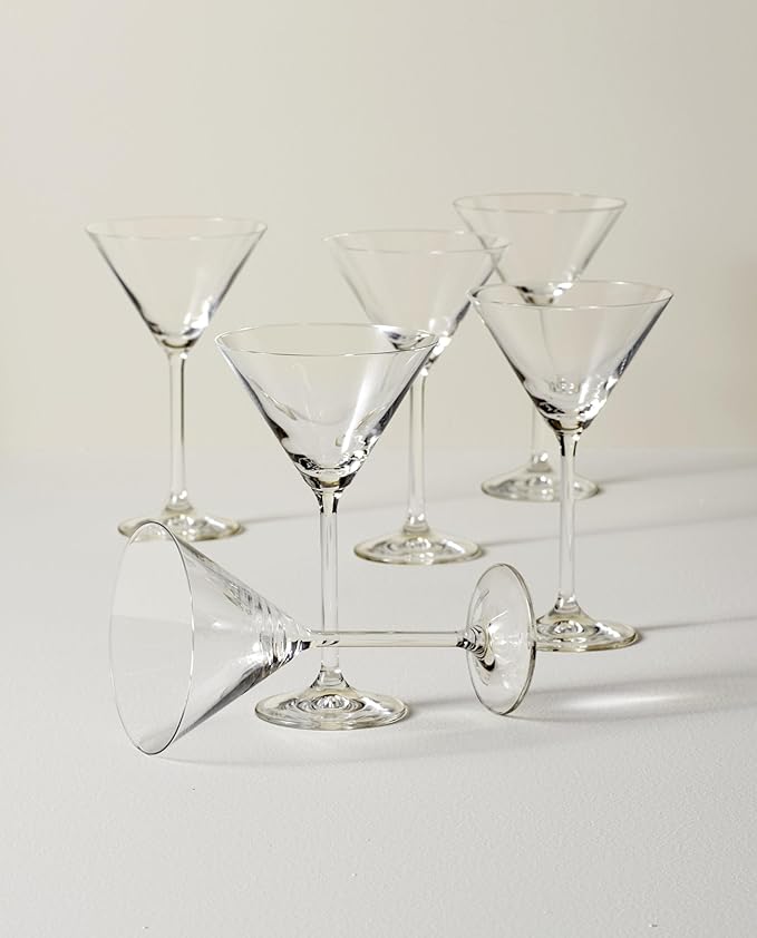 Lenox 845275 Tuscany Classics Martini Glass Set, 6 Count, 6 Fl Oz (Pack of 4)