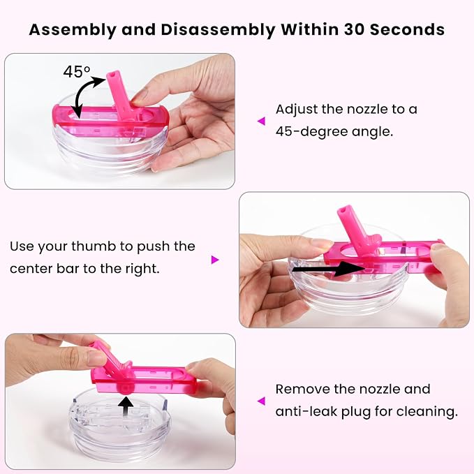 Detachable Flip Straw Lid Replacement - Image 7