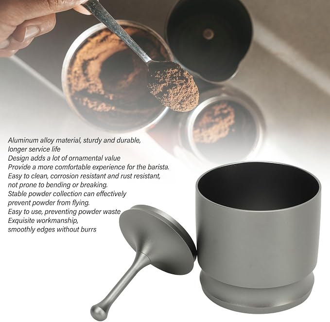 Coffee Powder Picker, 58mm Aluminum Alloy Dosing Rings Press - Image 4