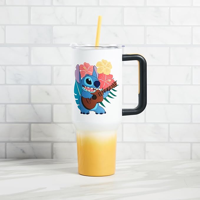 Disney's Stitch Hawaiian 40 Oz. Stainless Steel Tumbler