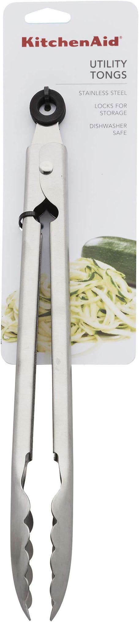 KitchenAid Stainless Steel Utility Tongs, 12 Inch (Pack of 12)
