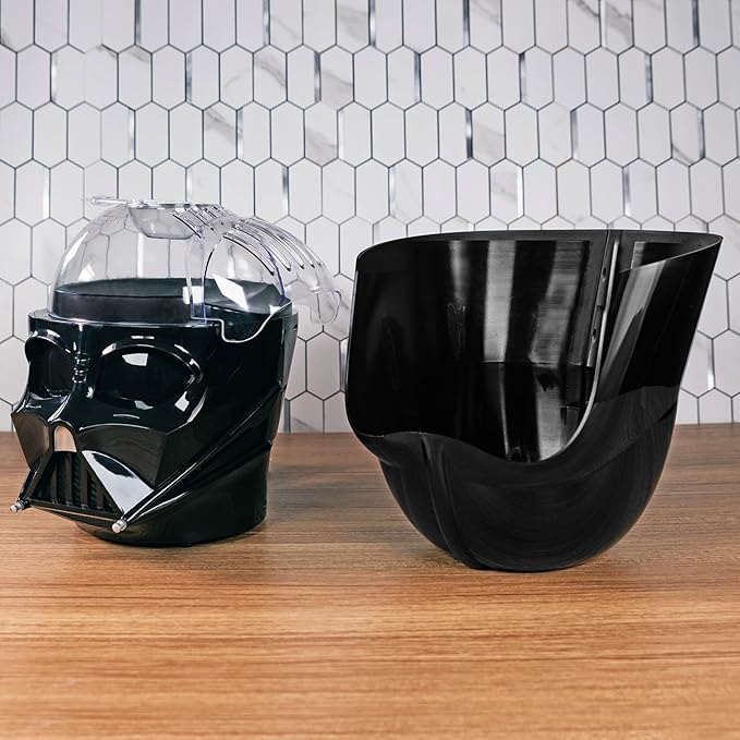 Uncanny Brands Darth Vader Helmet Popcorn Maker- Star Wars Kitchen Appliance